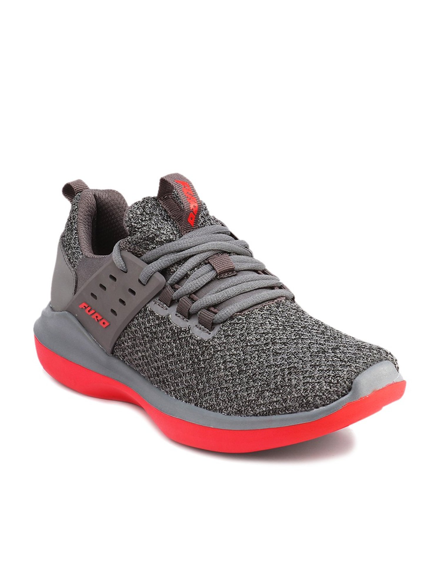Furo by Red Chief Men's Dark Grey Running Shoes