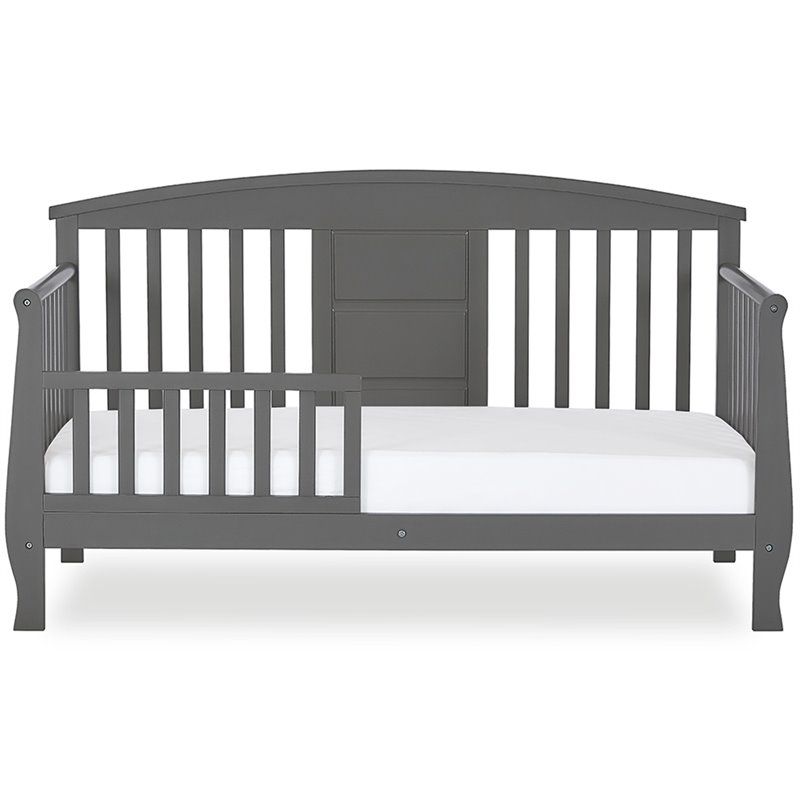 Wood Dallas Toddler Bed in Steel Gray - Dream On Me