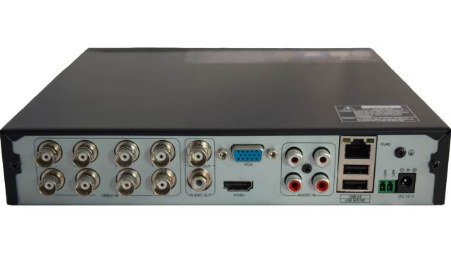 eN-Secure 8 Channel HD Security Surveillance System, 6 Bullet 2 Dome Night Vision Indoor/Outdoor 1080p Cameras, 2TB HDD, Smart Phone Compatible