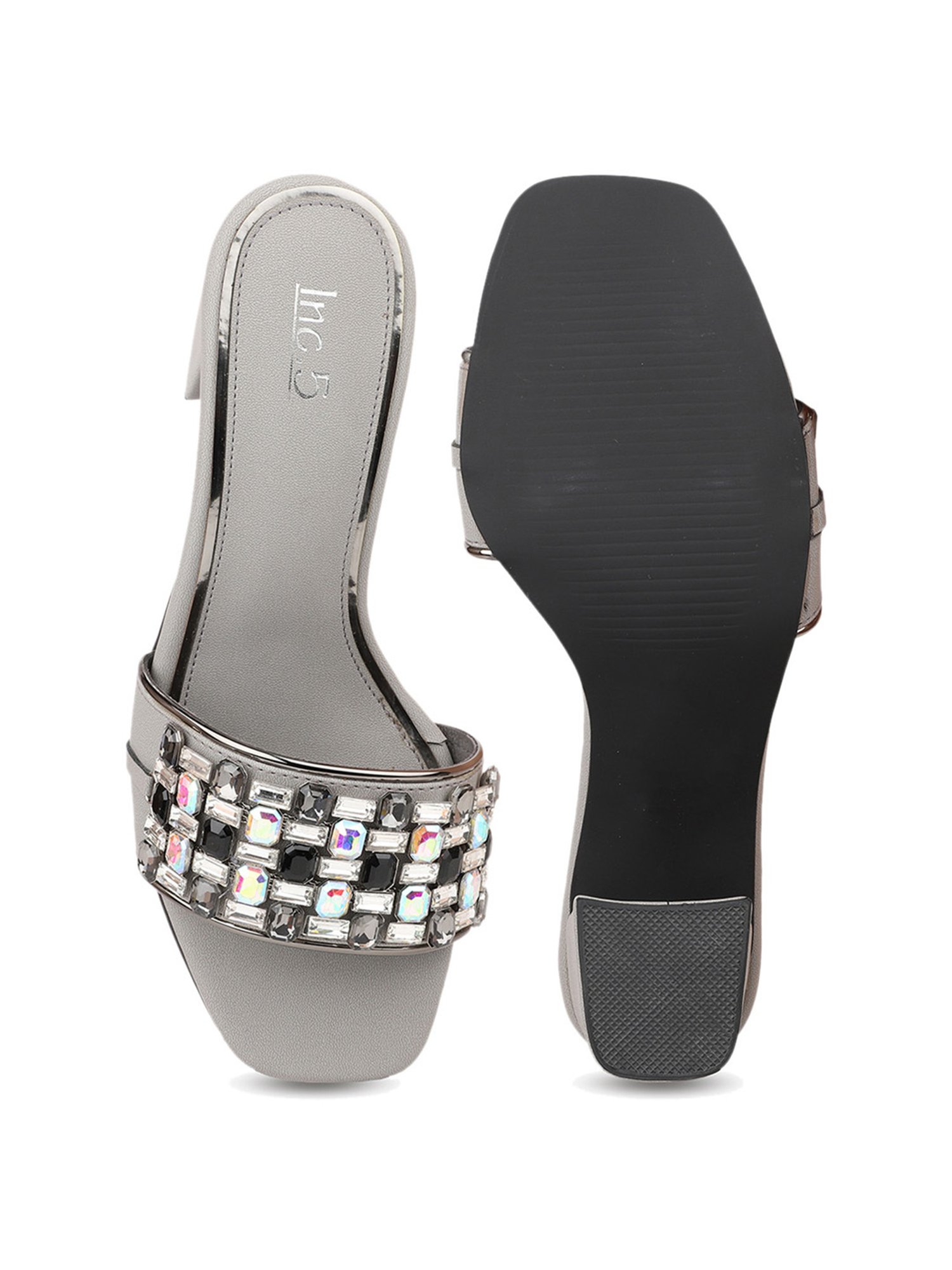 Inc.5 Women's Grey Casual Sandals