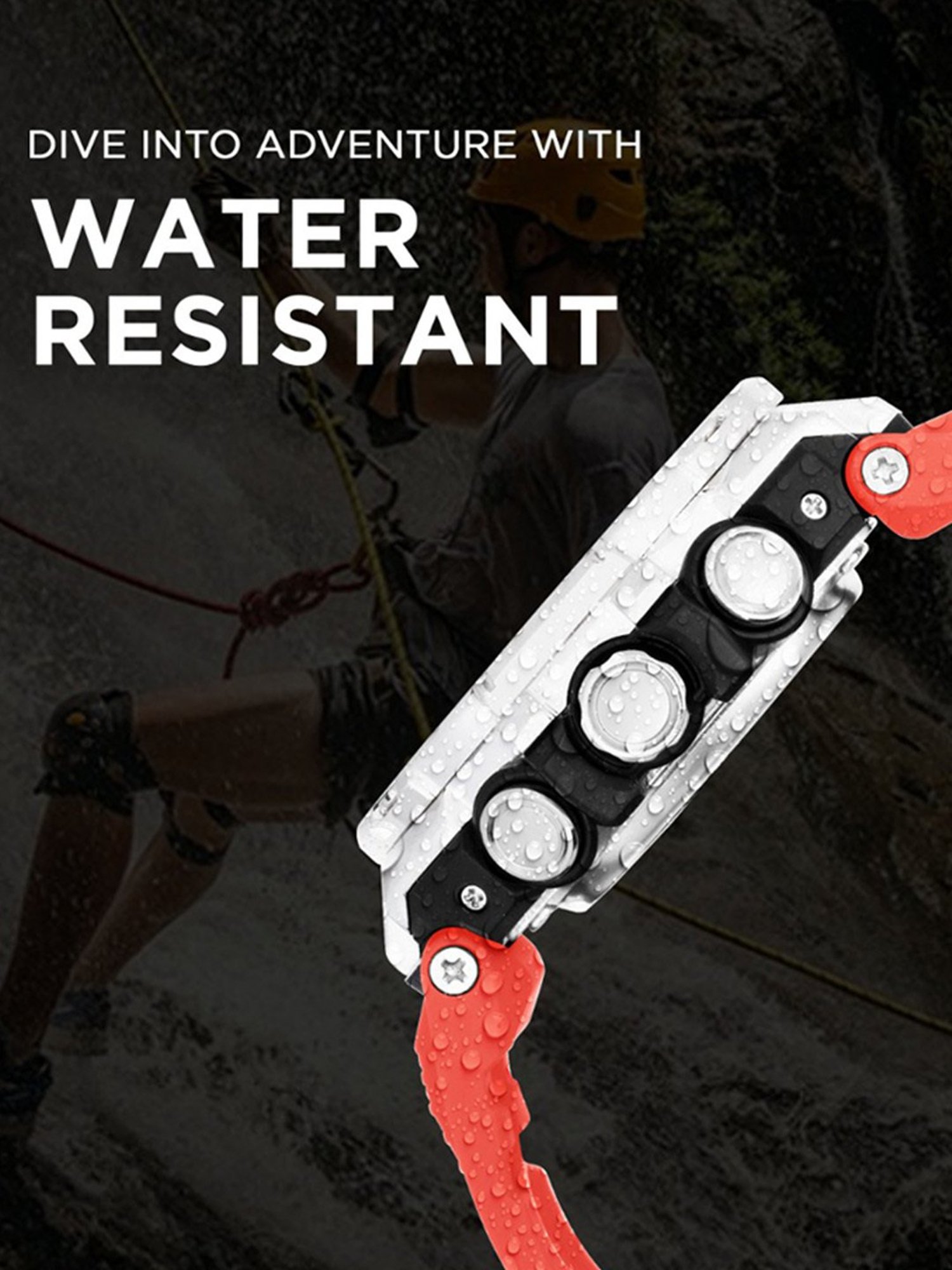 Carlington Endurance 9107 Red Chronograph Watch for Men