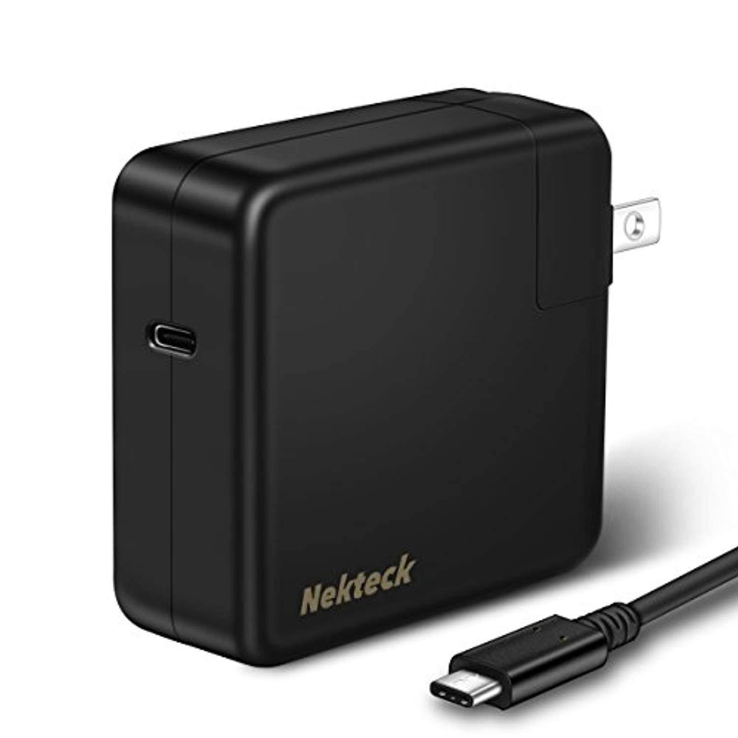 usb if certified 65w usb c pd charger type c wall charger power delivery for laptop macbook pro,pixel 3 2/xl pixelbook galaxy s9 s9 plus s8 nintendo switch chromebook chargerusbc cable included