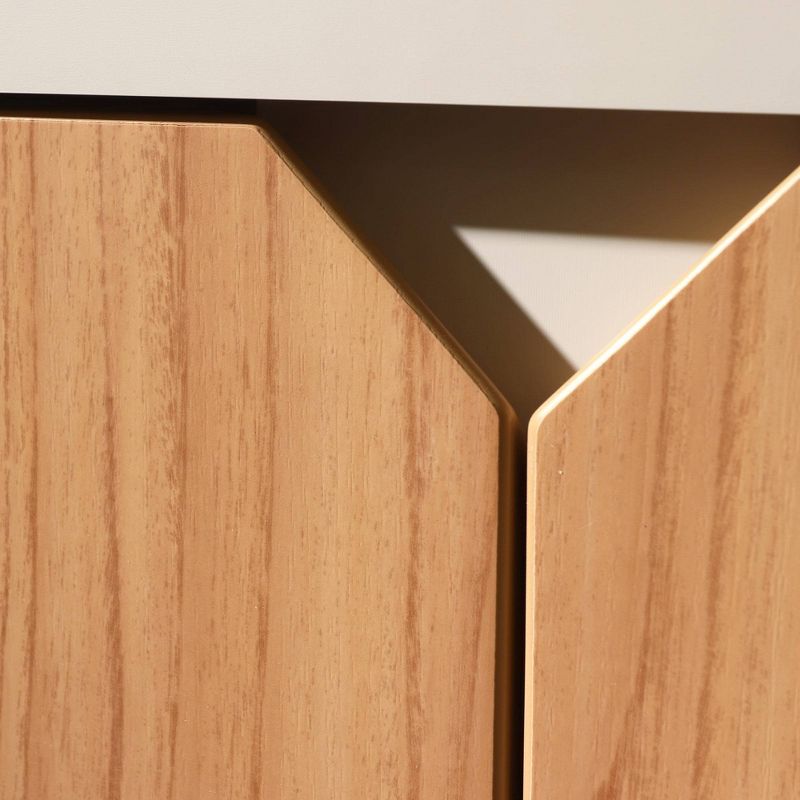 71.25" Knickerbocker Sideboard Cinnamon/Off White - Manhattan Comfort