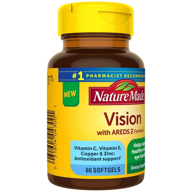 Nature Made Vision with Areds 2 Formula Supplements - 60ct