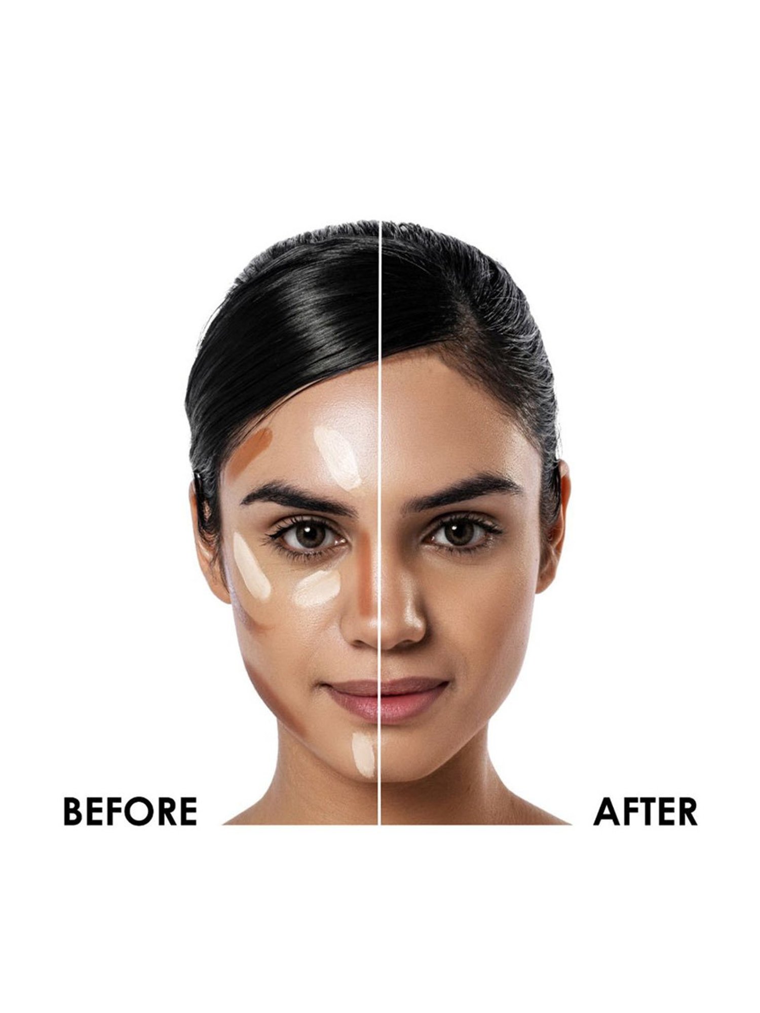 Blue Heaven Highlighter & Contour Duo Stick Magnificent Deep (Medium To Deep) - 3.5 gm