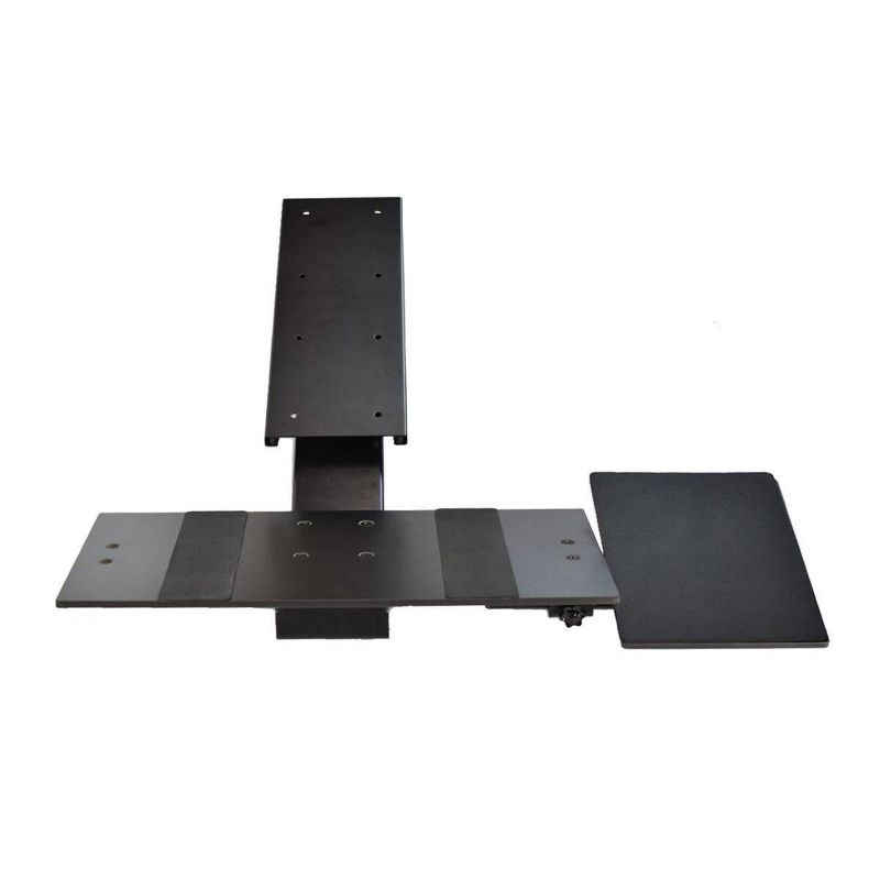 Under Desk Computer Keyboard Tray Black - Uncaged Ergonomics