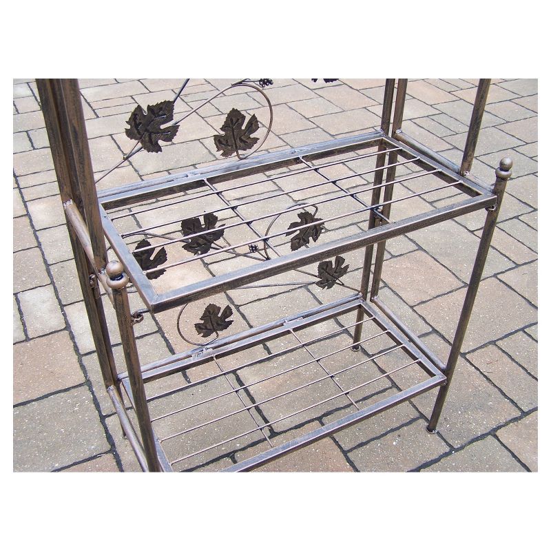 23" Rectangular Oakland Living Plant Stand - Black