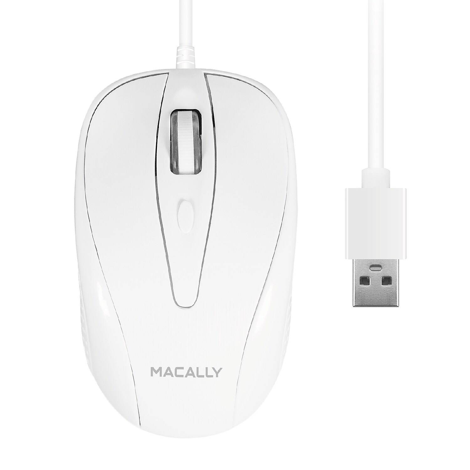 MACALLY TURBO 3 Button Optical USB Mouse