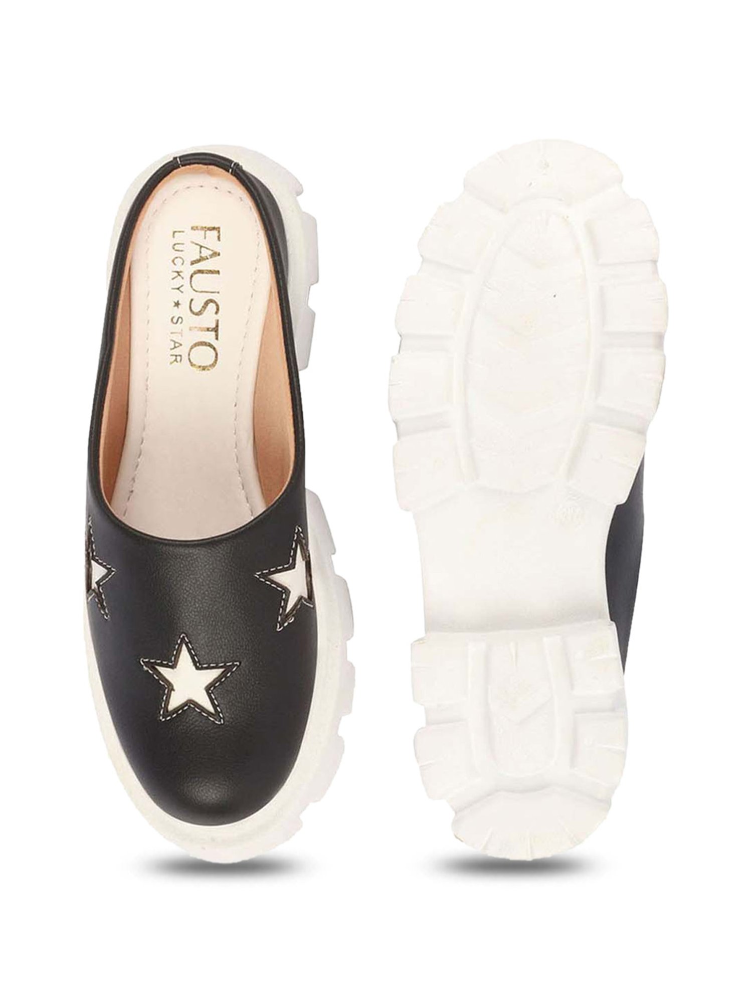 Fausto Women's Black Mule Shoes