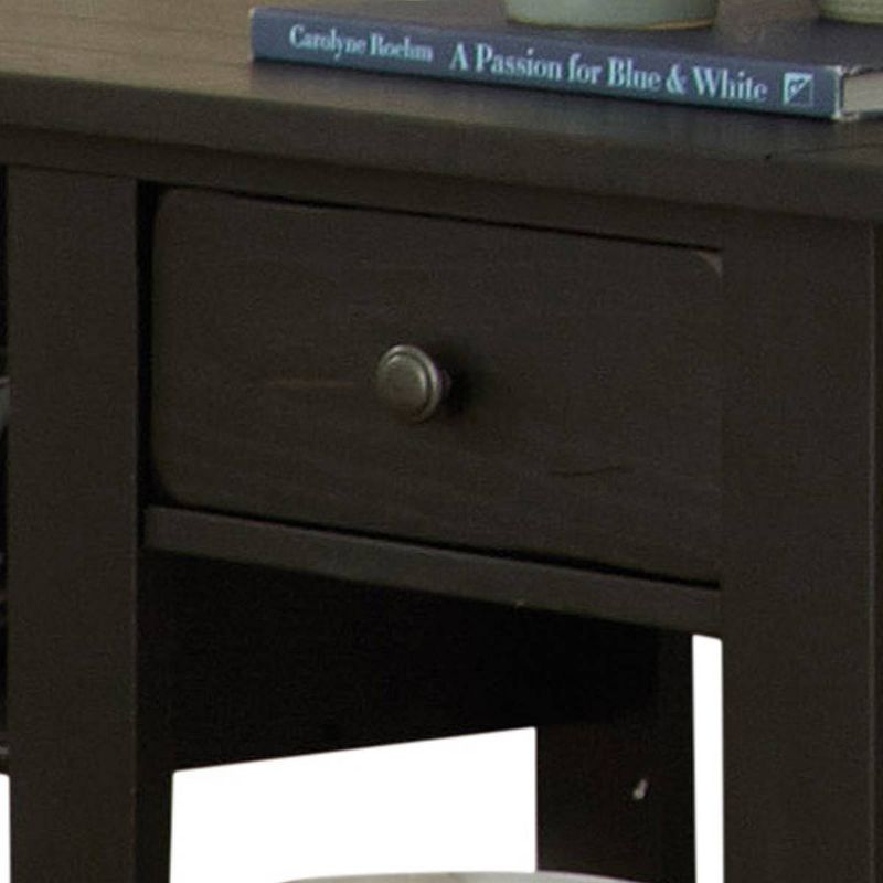 Liberty Sofa Table Antique Black - Steve Silver