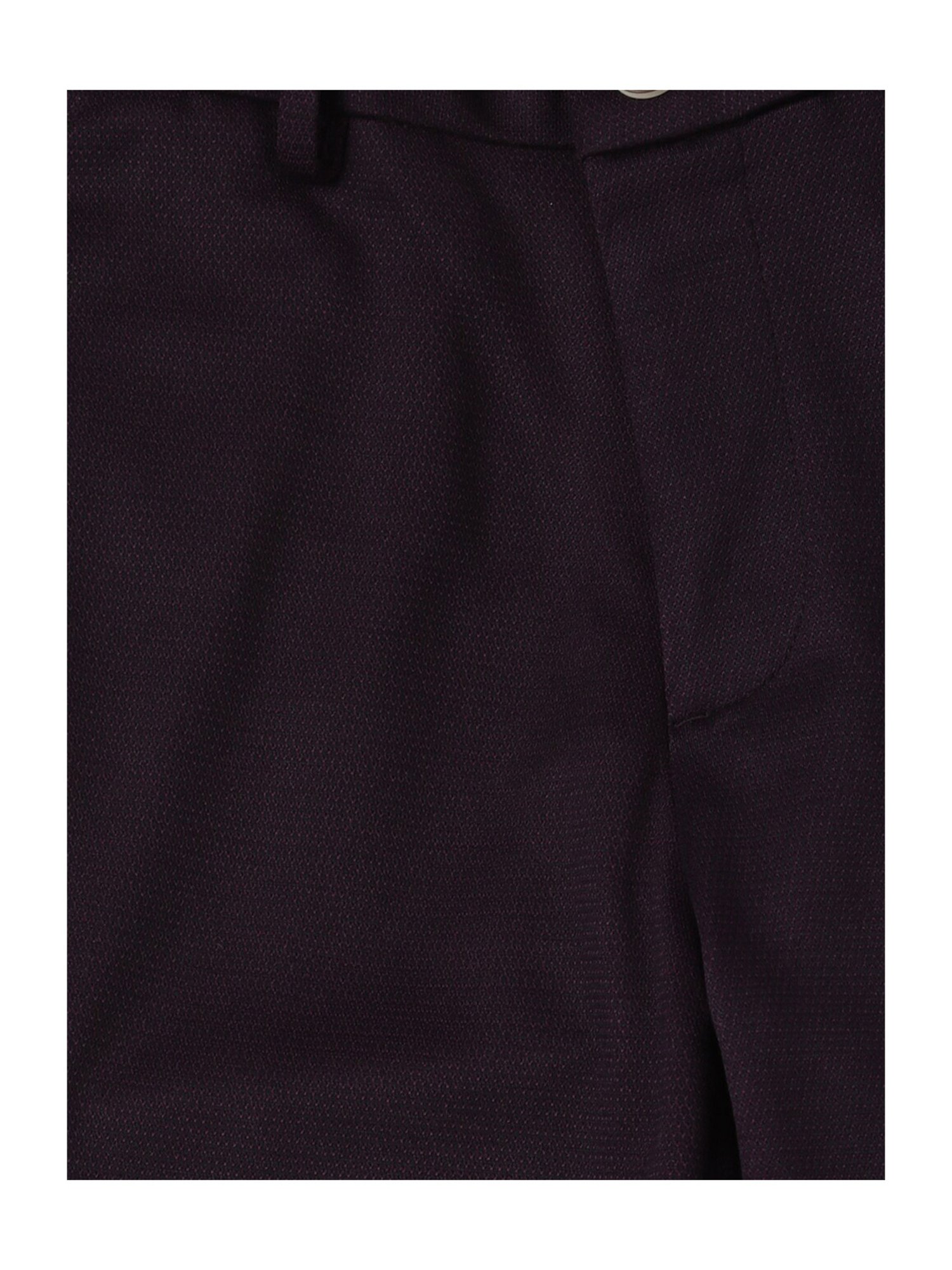 Allen Solly Junior Wine Solid Trousers