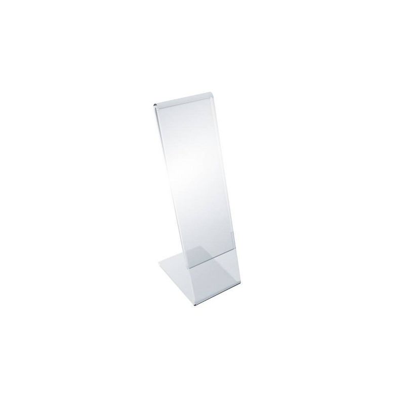 Azar Displays 2" X 8" 10pk L - Shaped Sign Holder