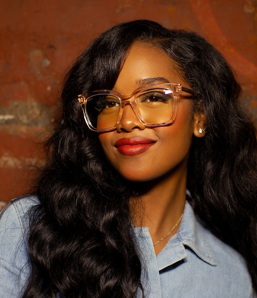 DIFF Eyewear The Bella Ginger 54mm Blue Light Glasses