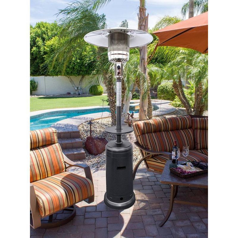 Outdoor Patio Heater Hammered Silver - AZ Patio Heaters