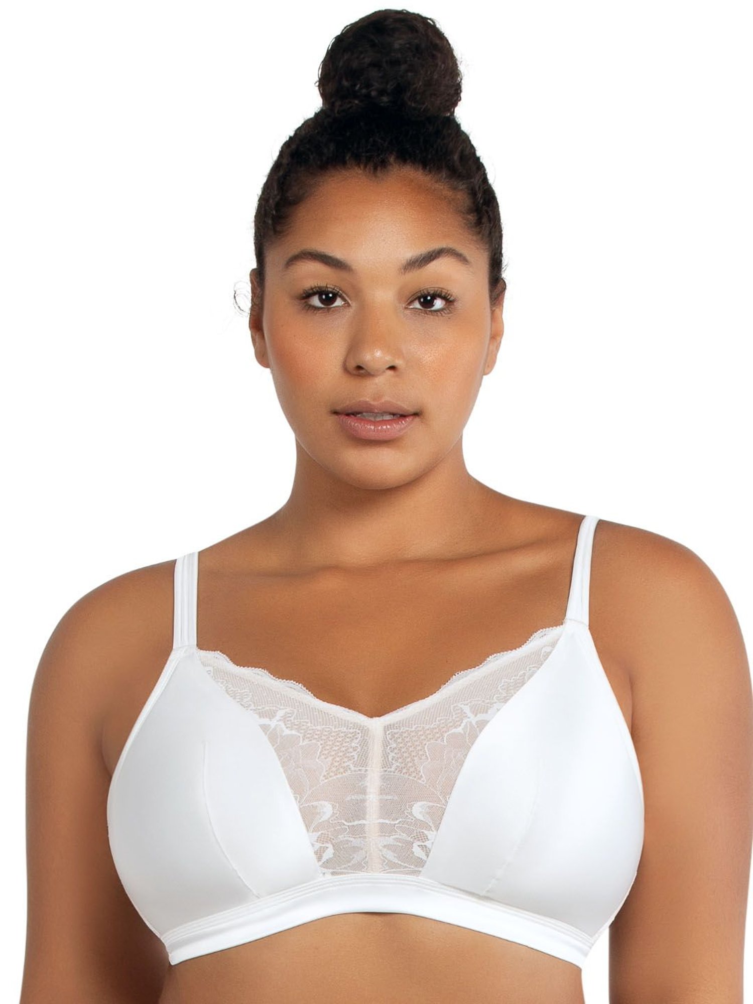 PARFAIT Pearl White Non Wired Padded Bralette