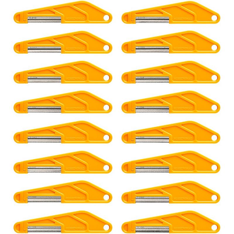 Music Nomad 16-Piece Diamond Coated Nut File Complete Shop Set