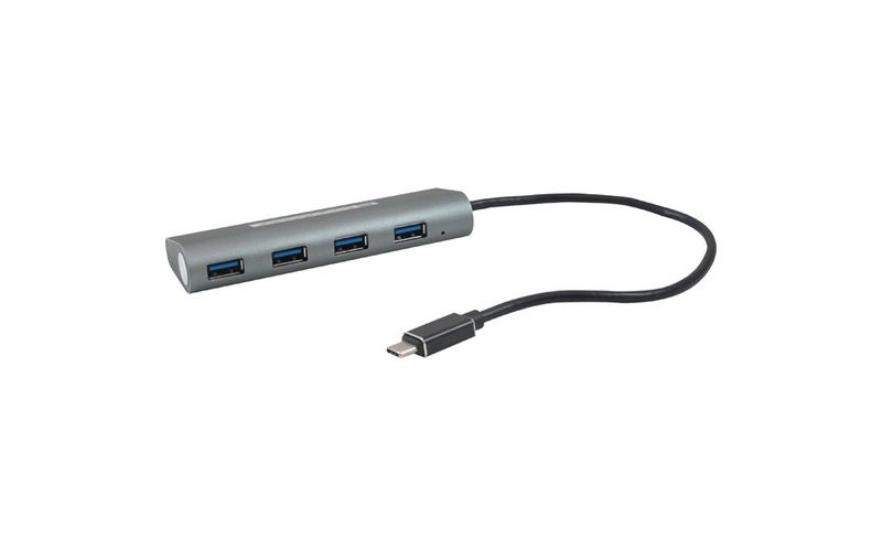 Comprehensive USB 3.1 Type-C Cable Adapter Hub - USB Type C - External - 4 USB Port(s) - 4 USB 3.0 Port(s) - PC