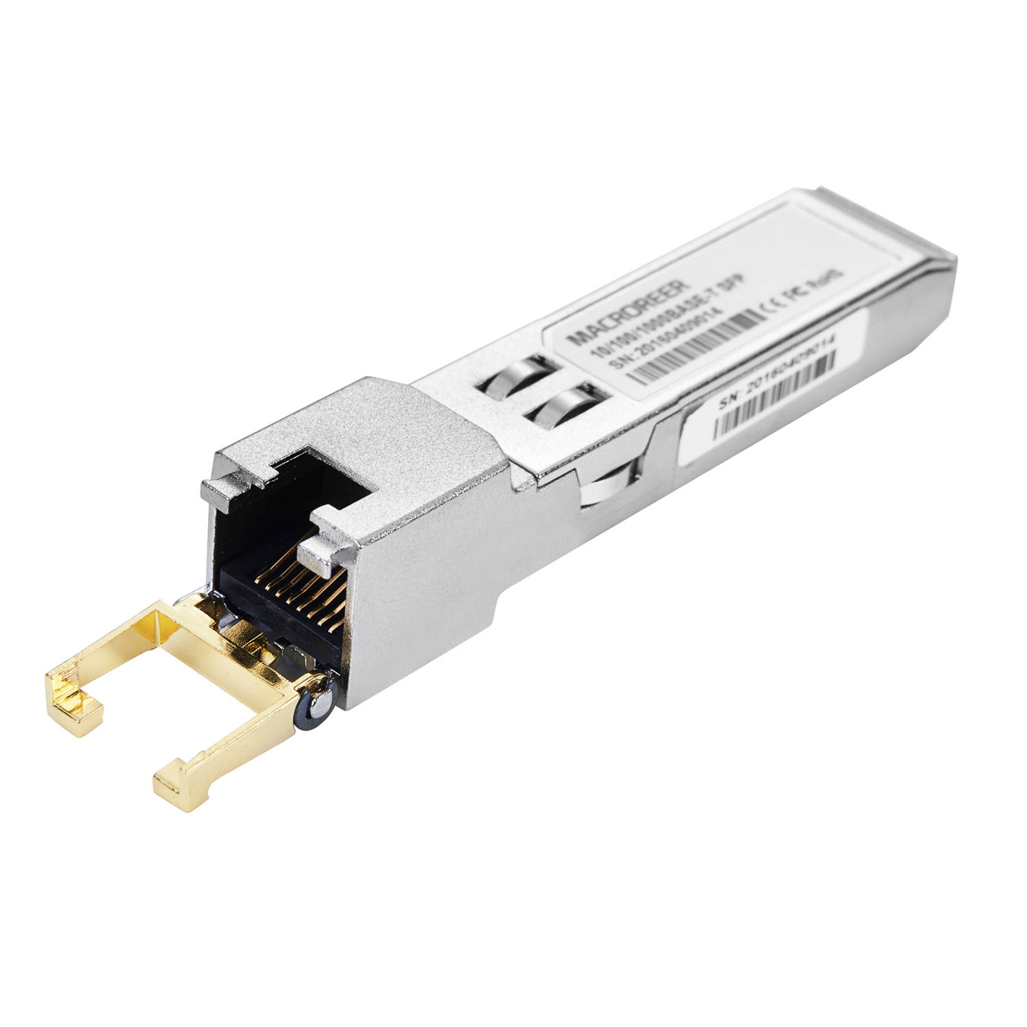 Macroreer Fiber Optic Transceiver Force10 Compatible GP-SFP2-1T Gigabit RJ45 Copper SFP Transceiver Module Mini-GBIC 1000Base-T SFP