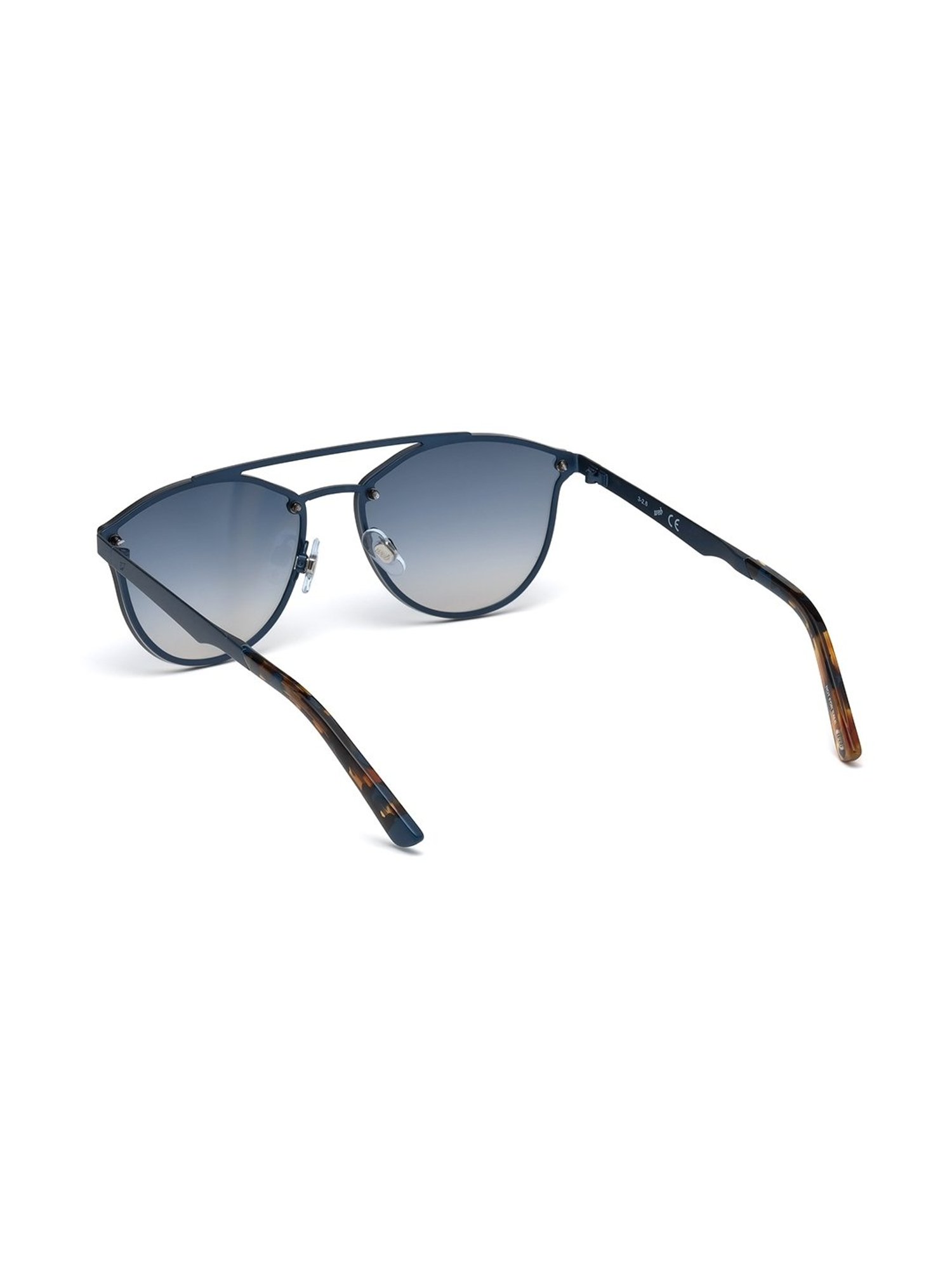 WEB EYEWEAR Blue Oval Sunglasses Designed in Italy