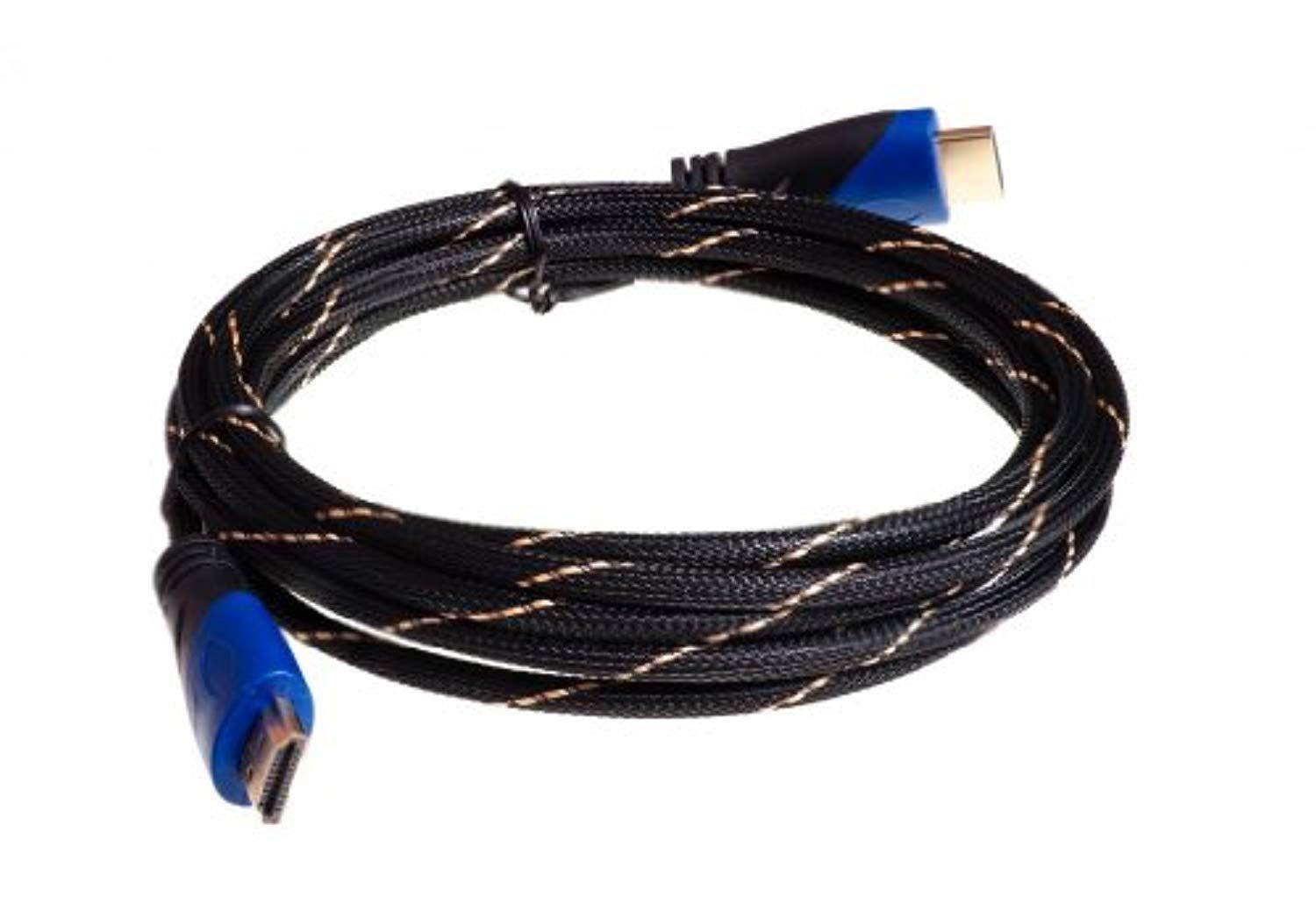 satmaximum - premium 10ft gold plated hdmi cable , 3d certified for tv dvd ps3 bluray xbox hdtv