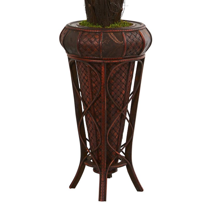 4ft Cycas Artificial Tree In Decorative Stand - Nearly Natural