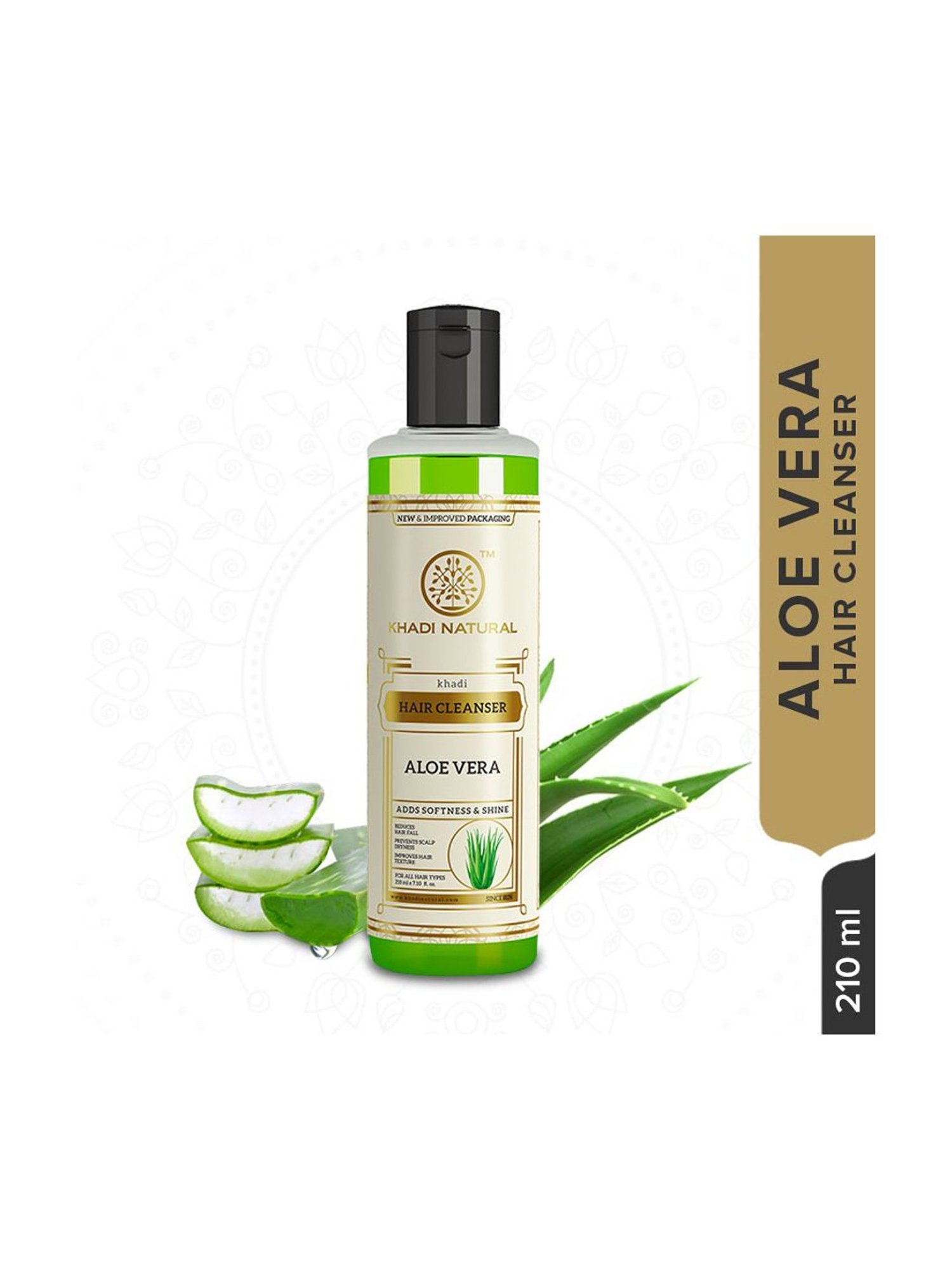 Khadi Natural Aloe Vera Hair Cleanser - 210 ml