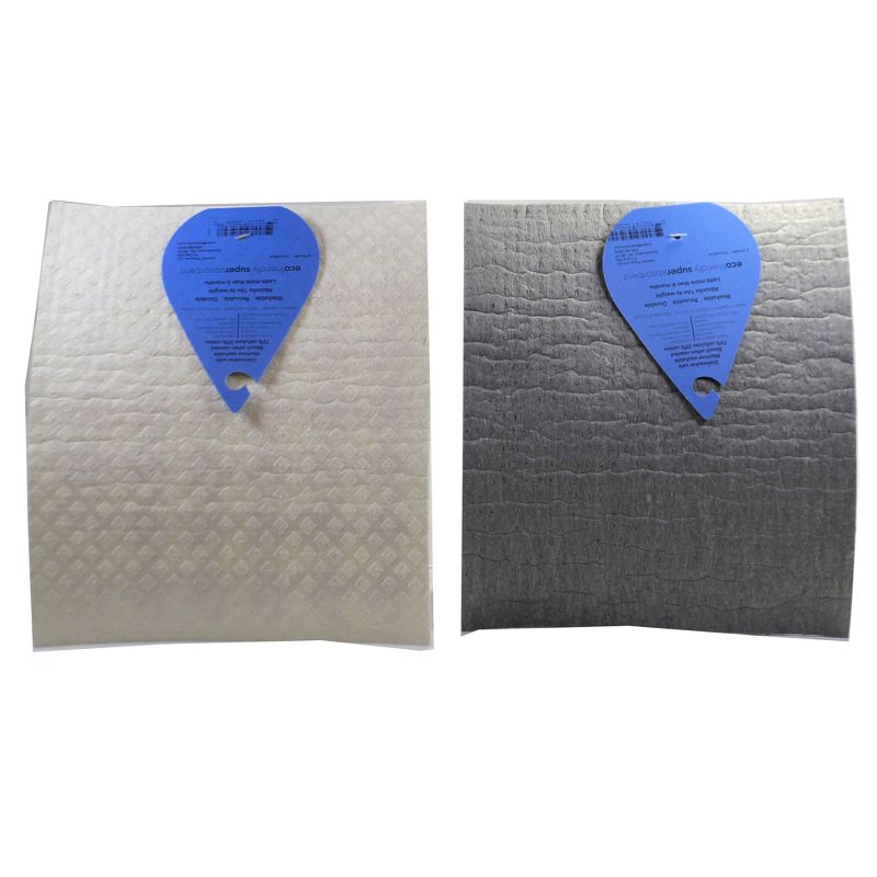 Swedish Dish Cloth 7.75" Heartstrings & Hounstooth Red Absorbant Cloth Cleaning  -  Dish Cloth