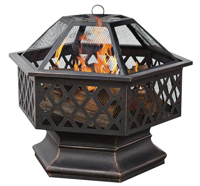 13" Terrazzo Propane Tabletop Fireplace - Beige - Project 62™