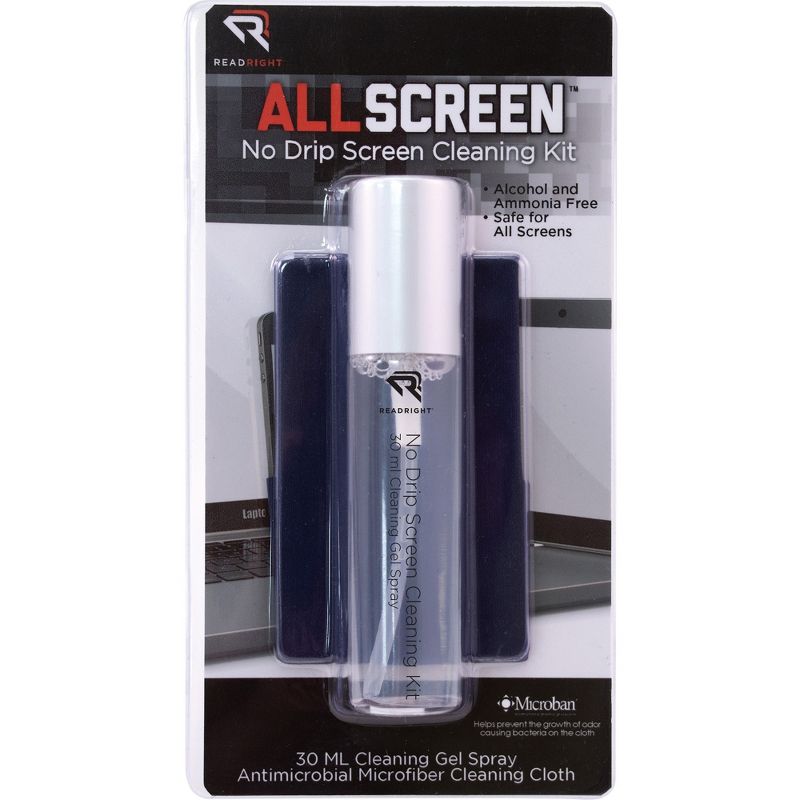 Read Right All Screen No Drip Screen Cleaning Kit Ast RR15044