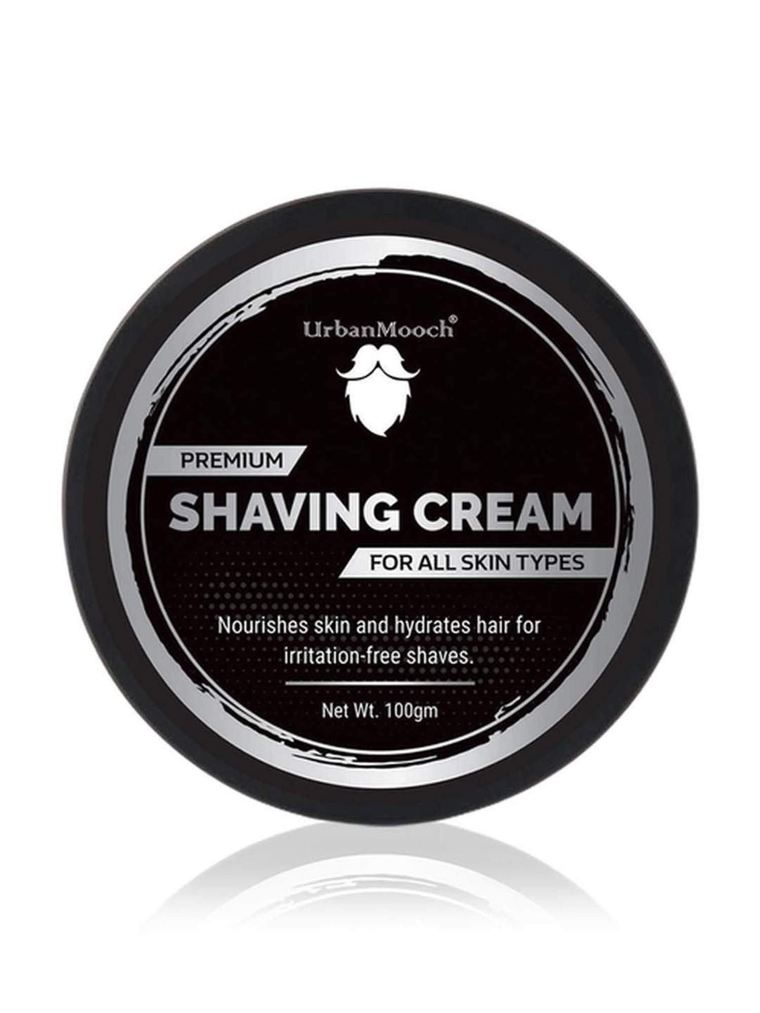 UrbanMooch White Men Smooth Shaving Cream - 100 gm
