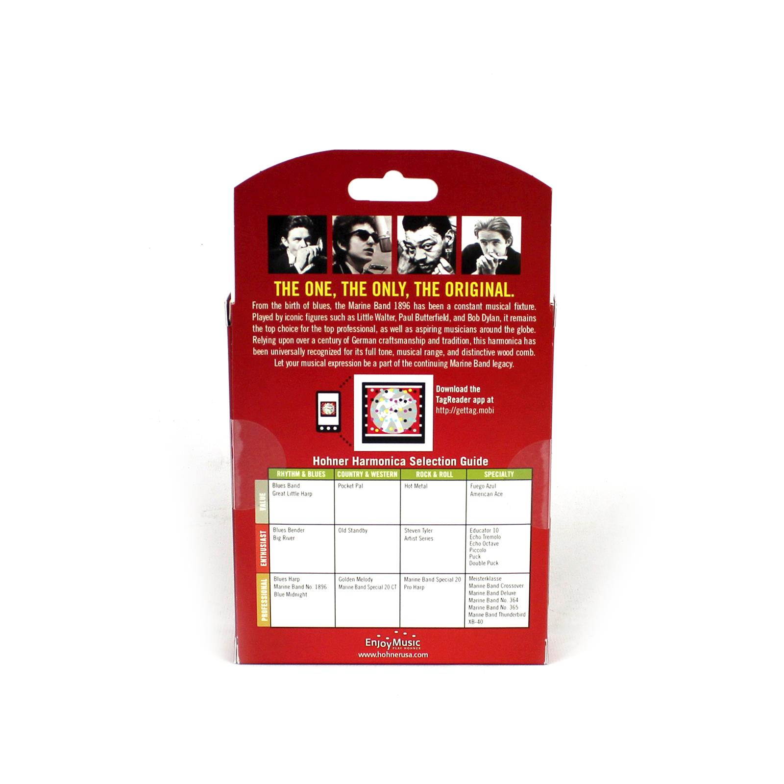 Hohner Harmonica -  Marine Band  - Key Of D