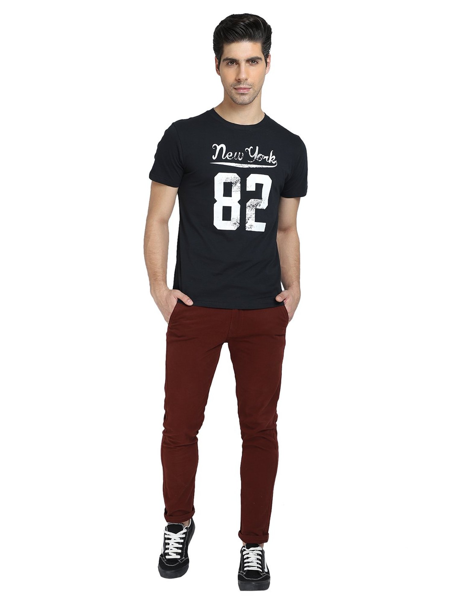 Dyca Black & Blue Crew T-Shirt - Pack of 2