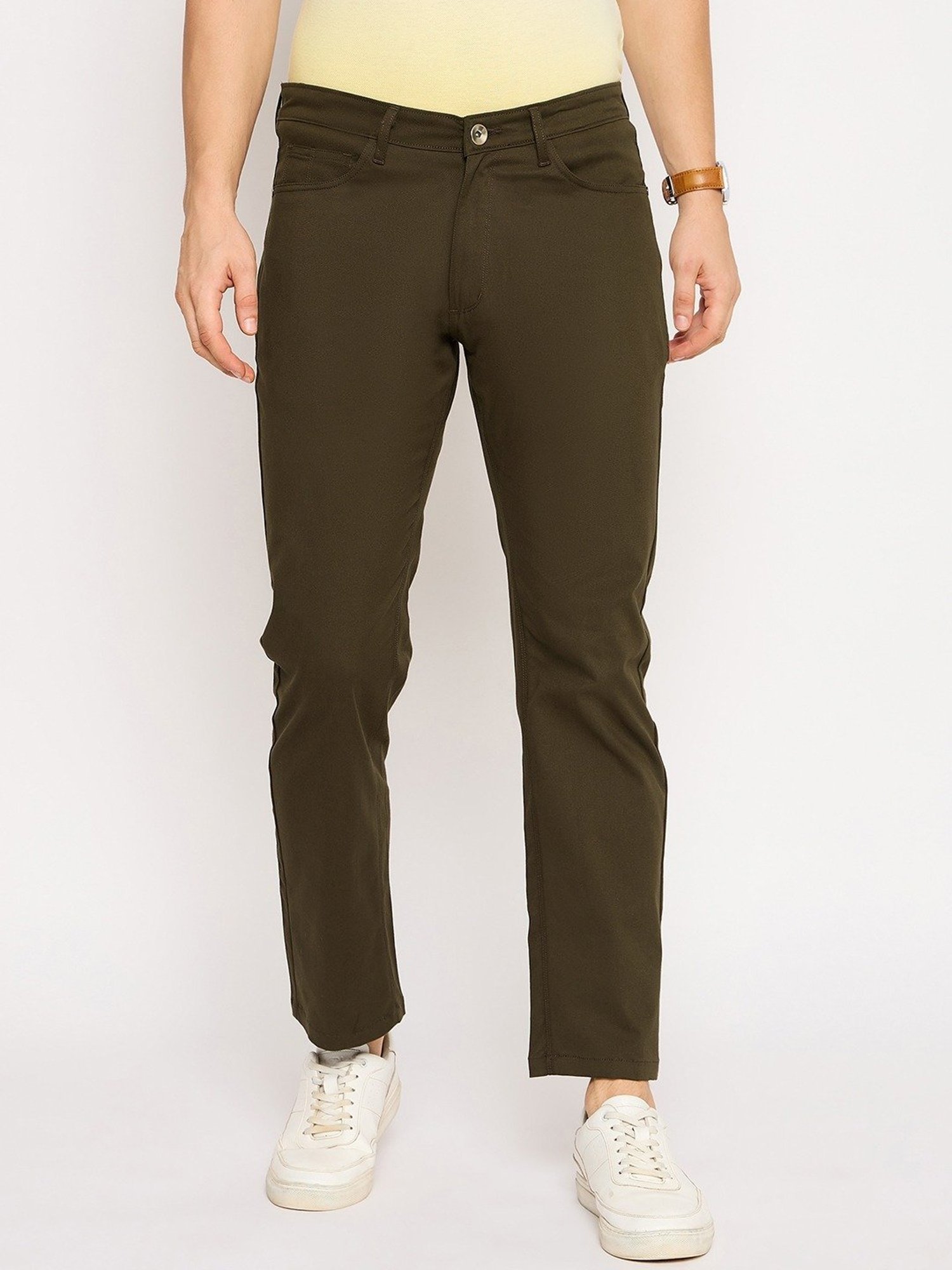 Club York Coffee Regular Fit Trousers