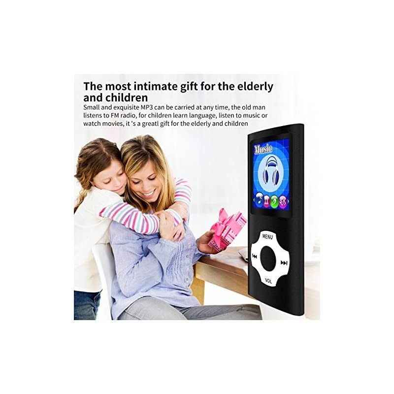 Support TF Cards Slim 1.8" LCD Mp3 Mp4 Player Media/Music/Audio Player with Accessories Black