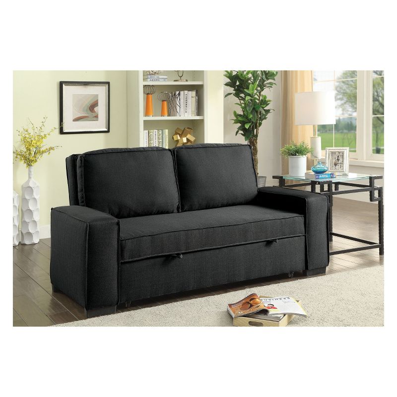 Isbell Contemporary Fabric Sofa Bed Warm Gray - HOMES: Inside + Out