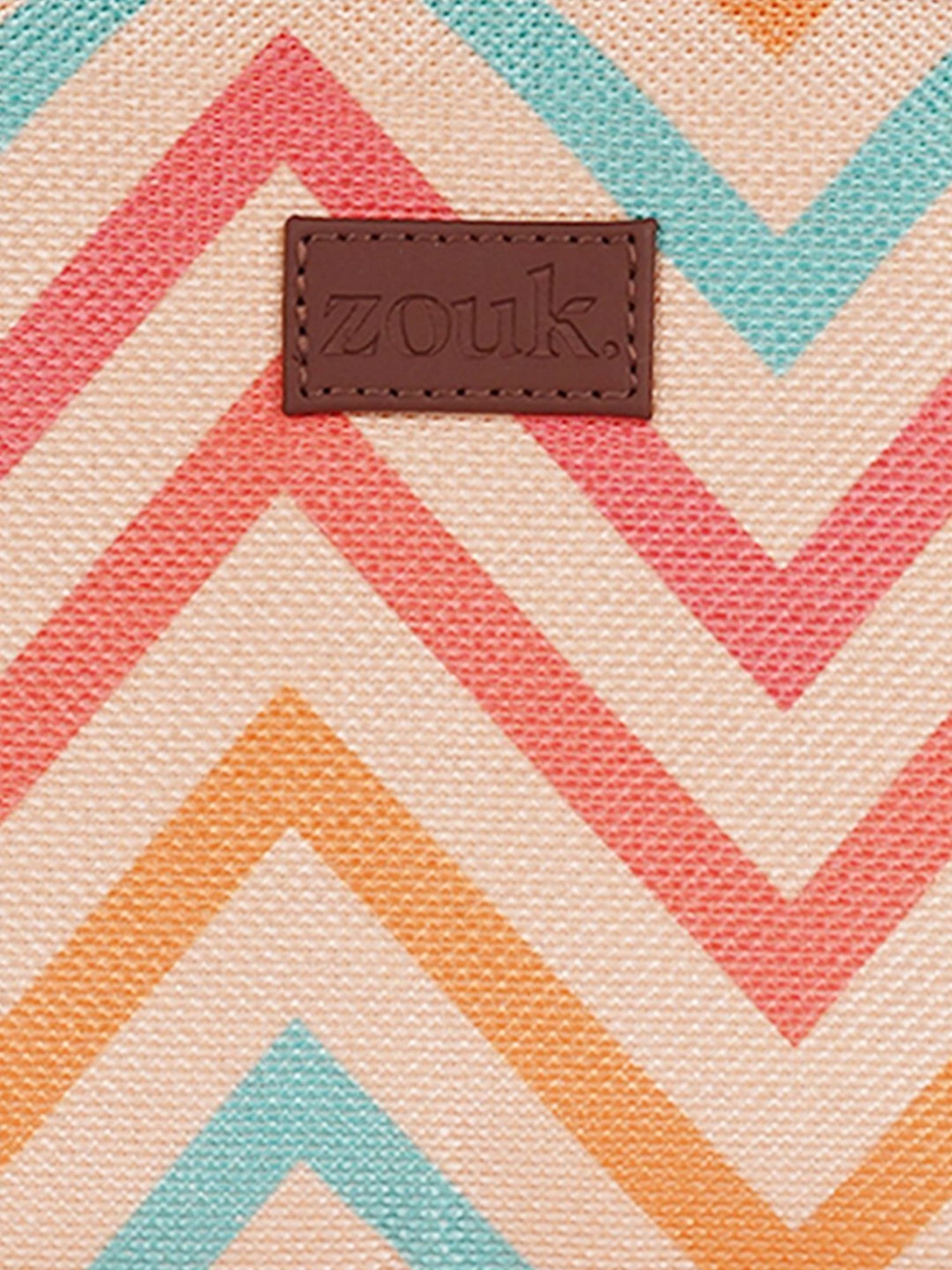 ZOUK Multicolor Geometric Lunch Bags