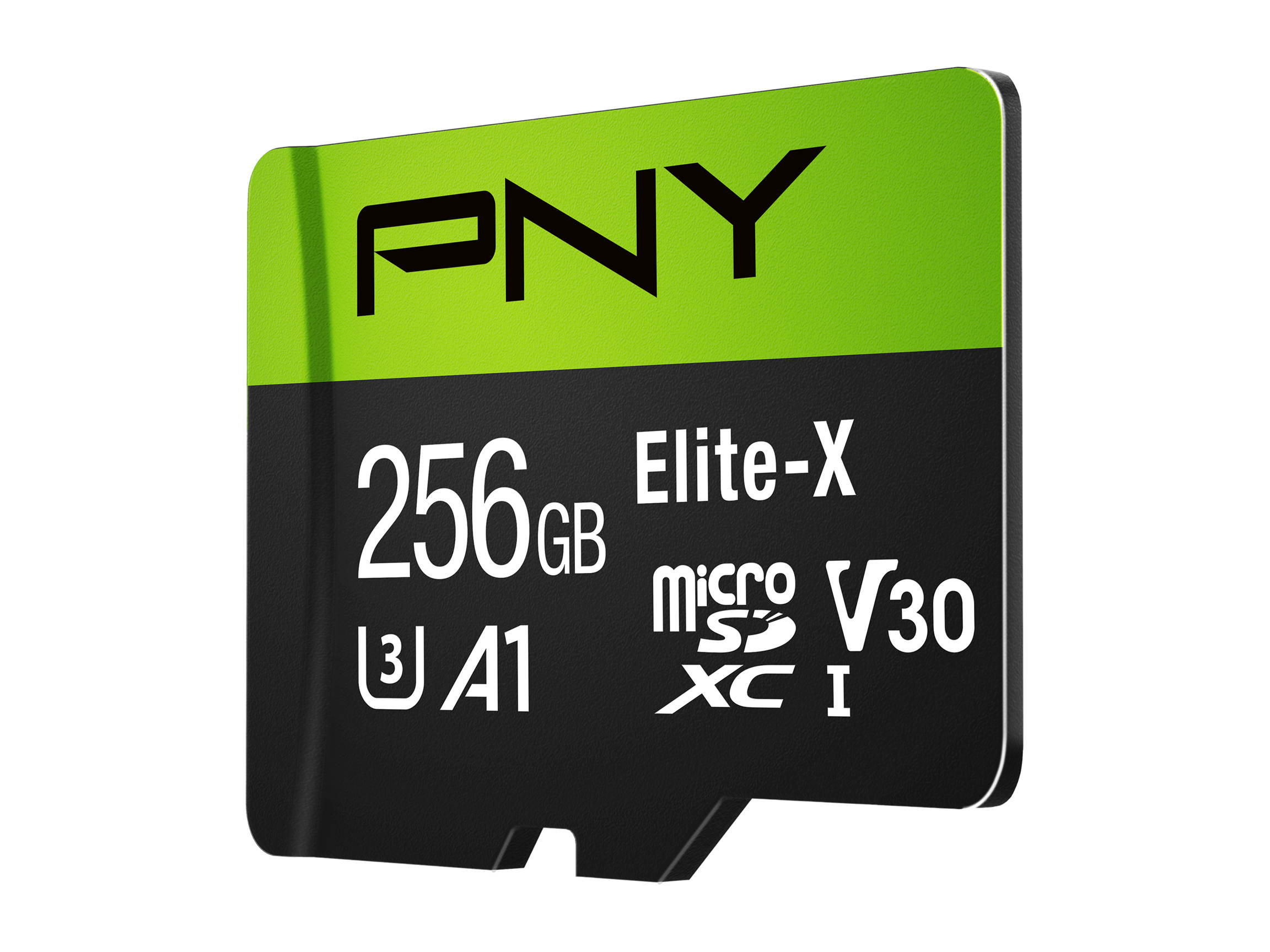 PNY 256GB Elite-X microSDXC UHS-I/U3 Class 10 Memory Card with Adapter, Speed Up to 100MB/s (P-SDU256U3100EX-GE)