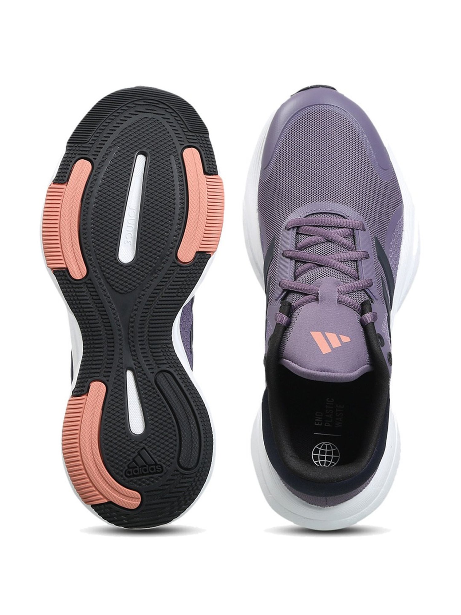 Adidas Women's RESPONSE Purple Running Shoes