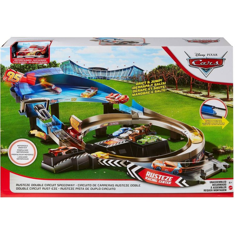 Disney Pixar Cars Rusteze Double Circuit Speedway Trackset
