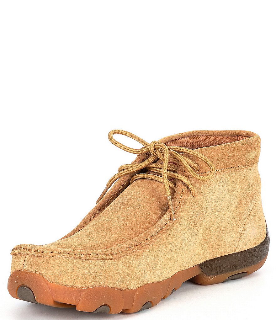 Twisted X Men's Lace-Up Chukka Driving Moccasins