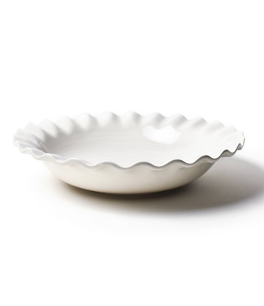 Coton Colors Signature White 13 Ruffle Best Bowl