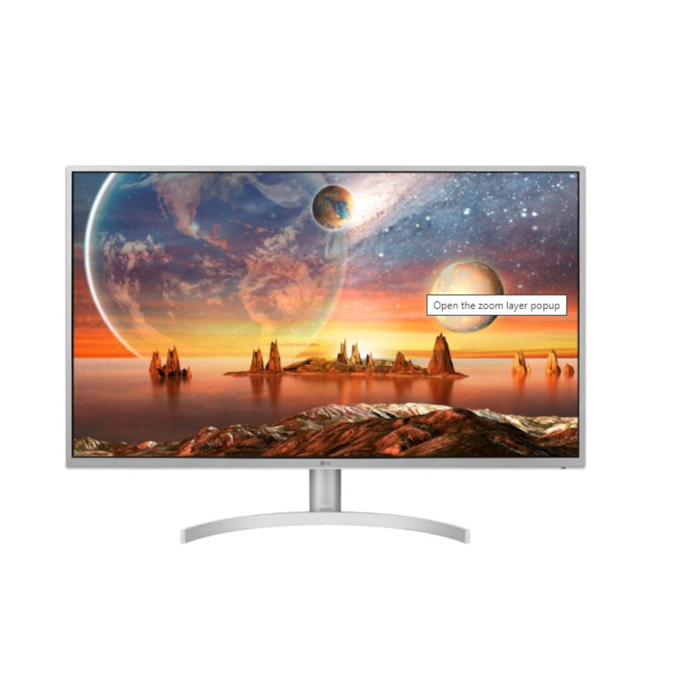 LG 32BK50Q-WB 32" 2560x1440 QHD IPS 5ms 75Hz Freesync Display Monitor