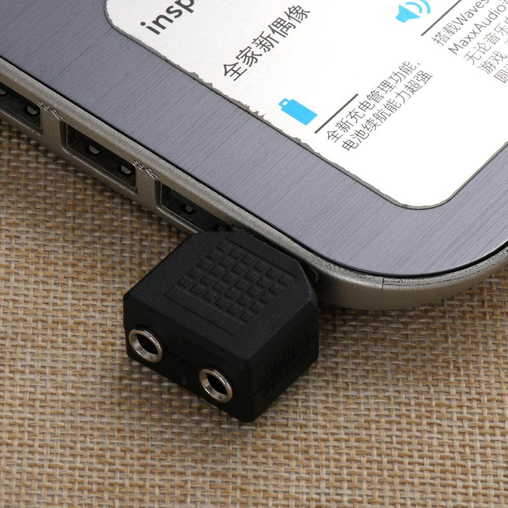 RCA Y Splitter AV Audio Video Plug Converter 1 Male to 2 Female Adapter 3.5mm Jack RCA Plug To Double Converter