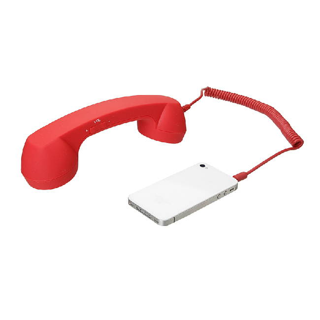 3.5mm Button Mic Retro POP Phone Handset Telephone for Apple iPhone 5,5C,5S,4S,4