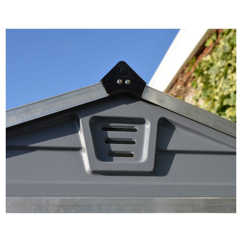 6'X5' Skylight Shed - Gray - Palram