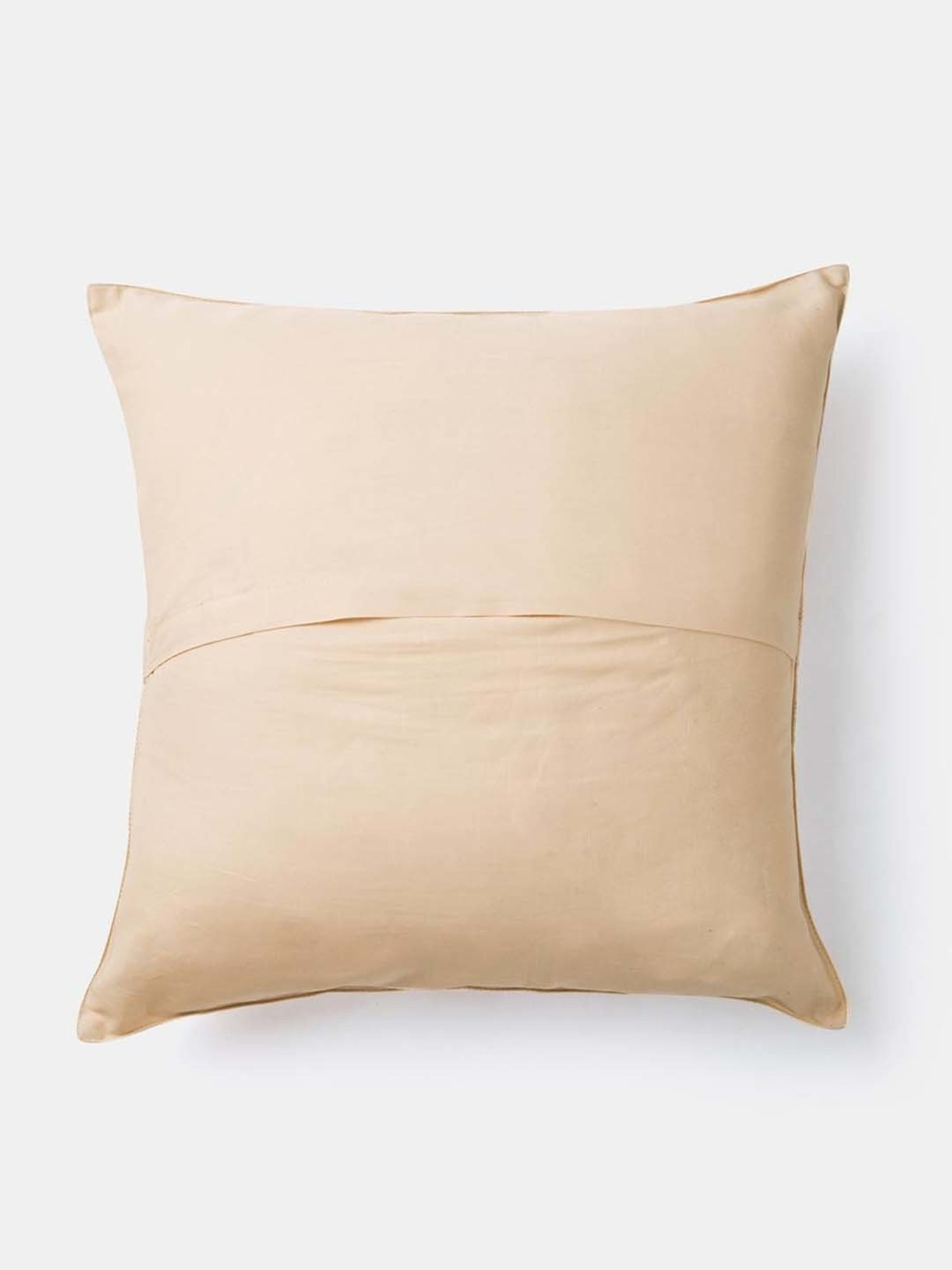 Fabindia Home Shaz Gold 100 GSM Silk Blend Cushion Cover
