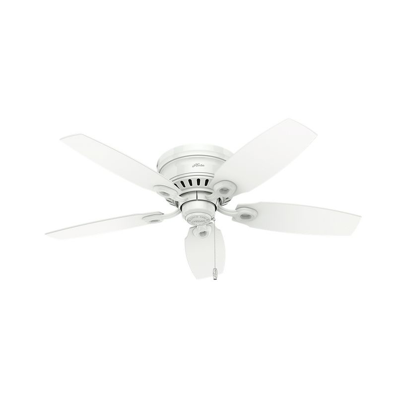 46" Hatherton Low Profile Ceiling Fan White (Includes Energy Efficient Light) - Hunter