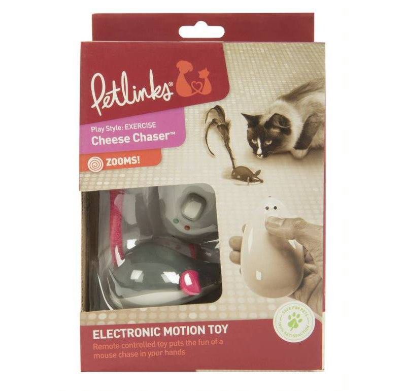 Petlinks Cheese Chaser Remote Controlled Mouse Cat Toy