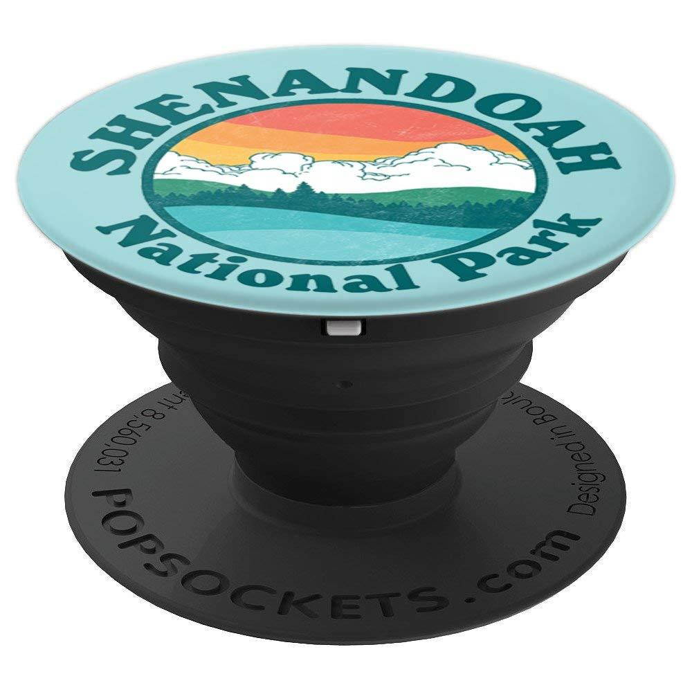Vintage Shenandoah National Park Retro Mountains & Sky PopSockets Grip and Stand for Phones and Tablets