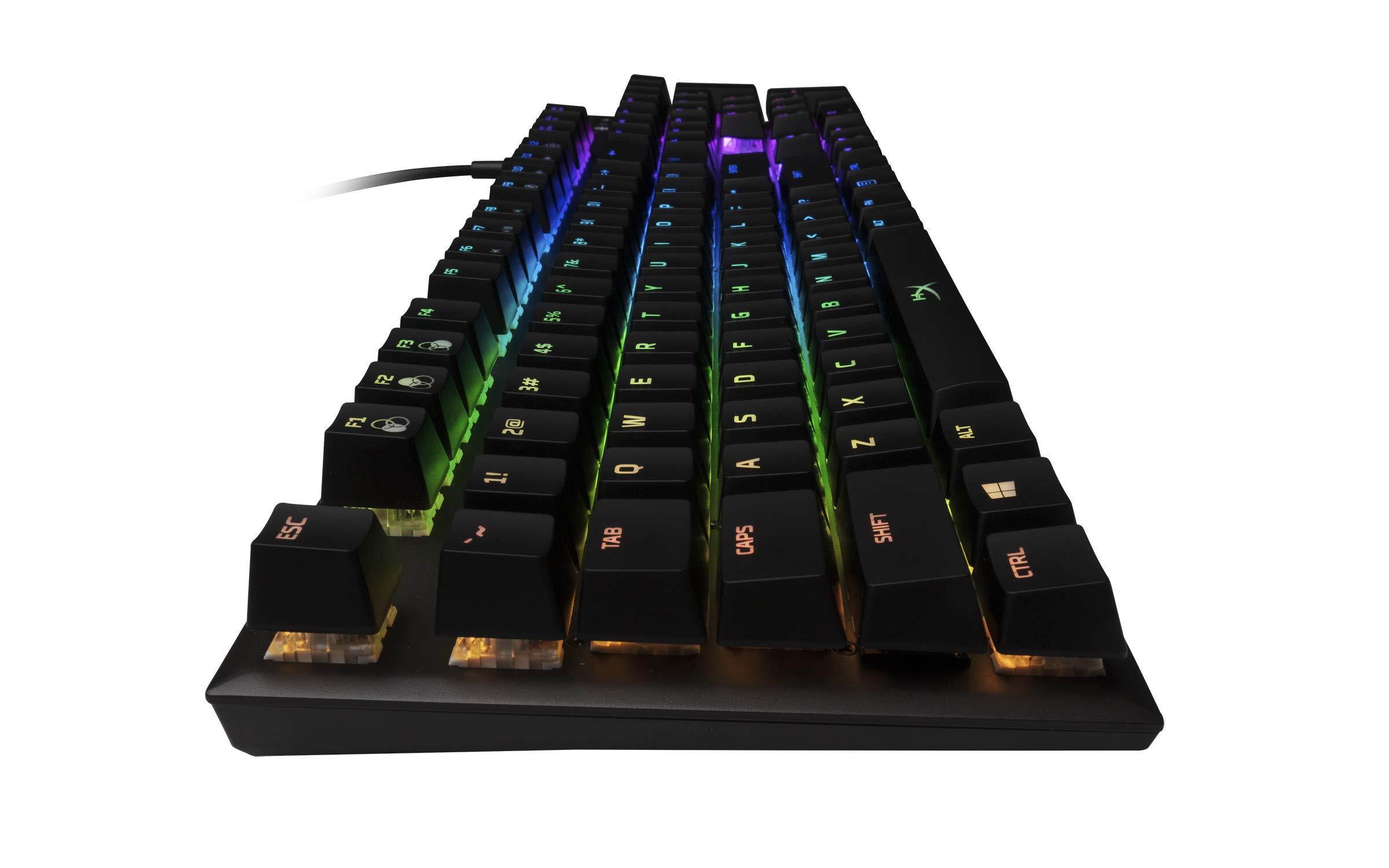 HyperX Alloy FPS RGB - Mechanical Gaming Keyboard and HyperX Pulsefire Core - RGB Gaming Mouse